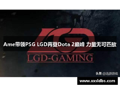 Ame带领PSG LGD再登Dota 2巅峰 力量无可匹敌